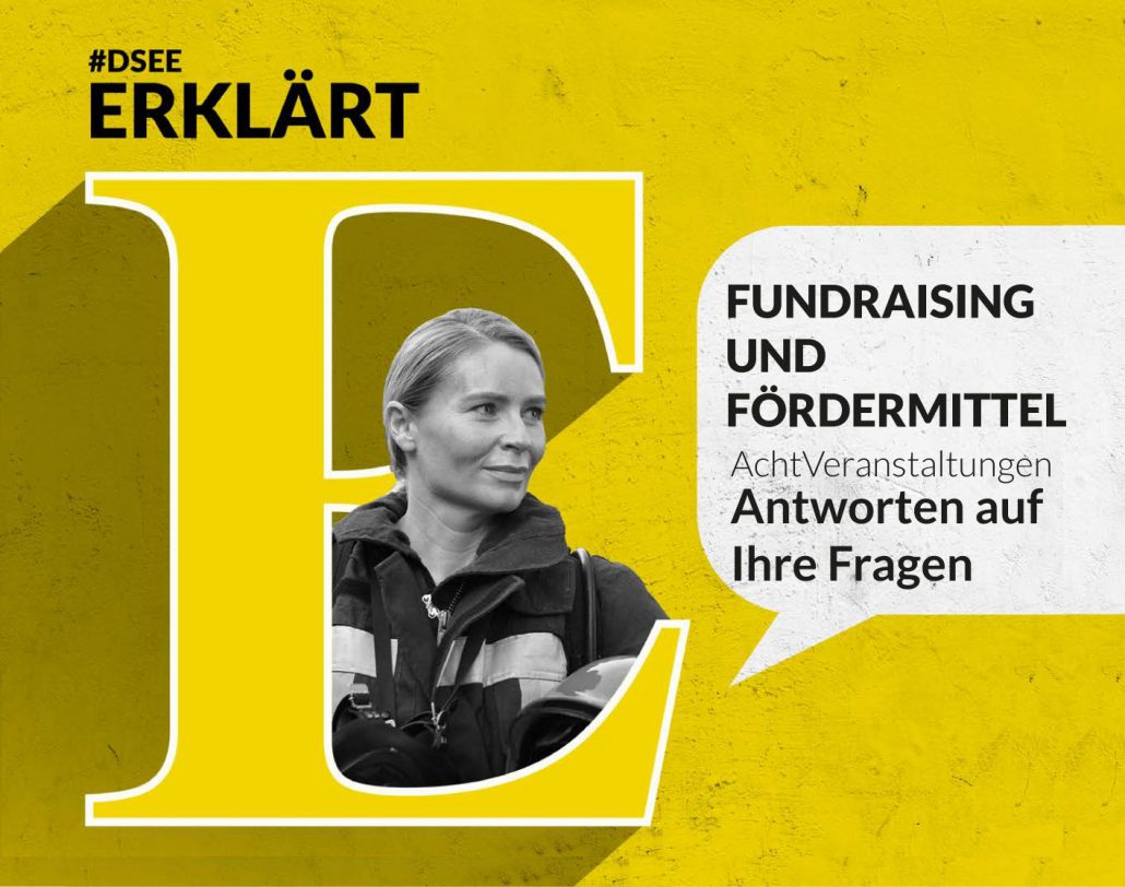 DSEE erklärt Fundraising und Fördermittel