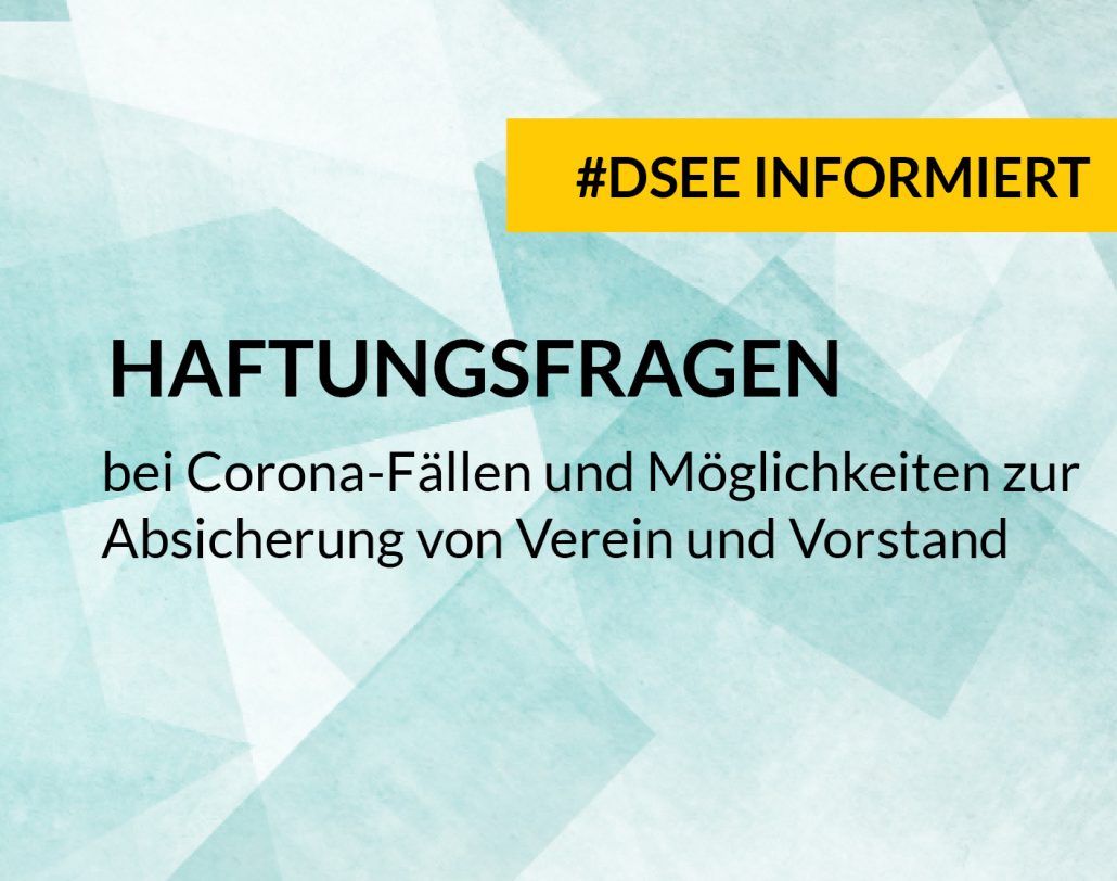 DSEE informiert Haftungsfragen