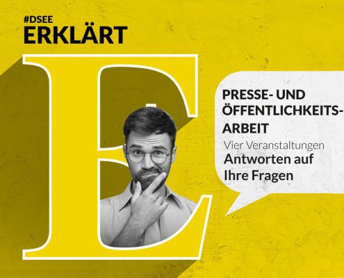 DSEE erklärt Presse- und Öffentlichkeitsarbeit