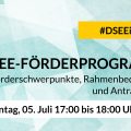 DSEE-Förderprogramme 2021