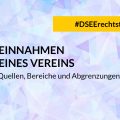 Auf der Grafik steht: Einnahmen eines Vereins. Quellen, Bereiche und Abgrenzungen