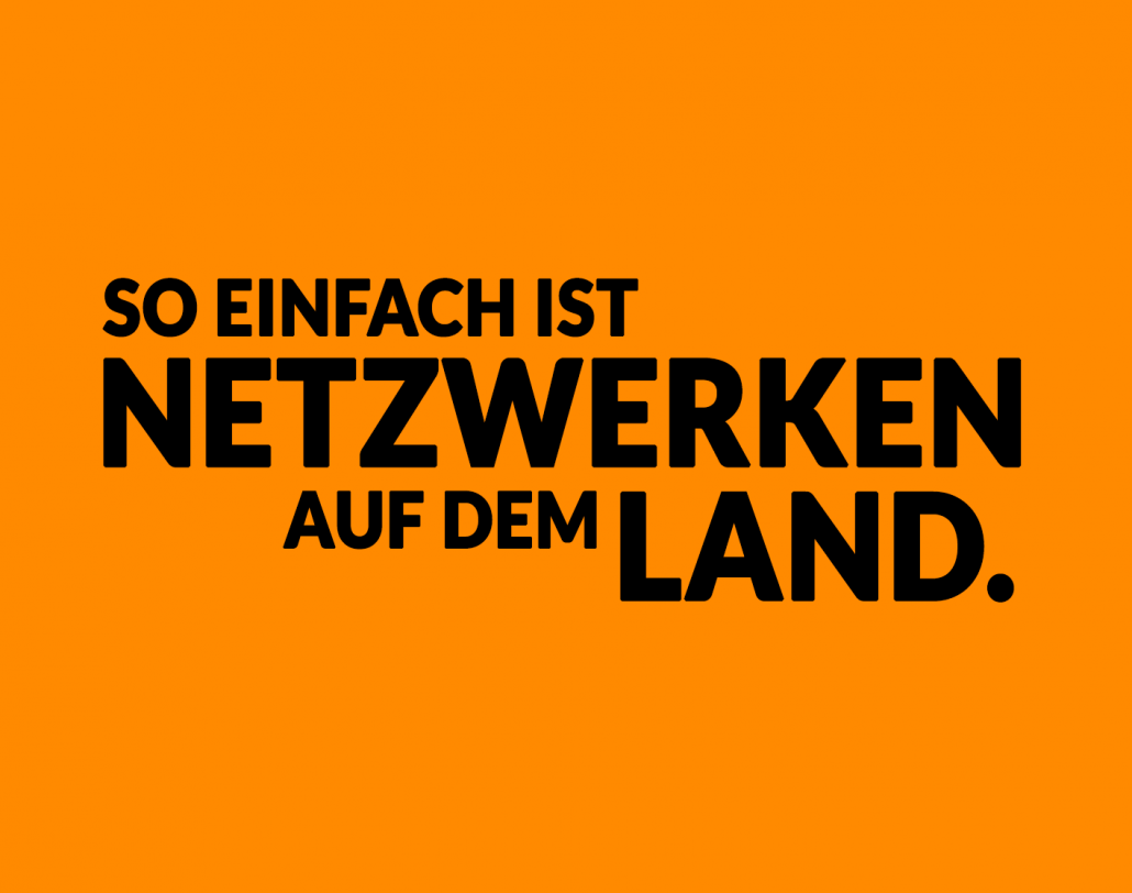 So einfach ist Netzwerken auf dem Land.