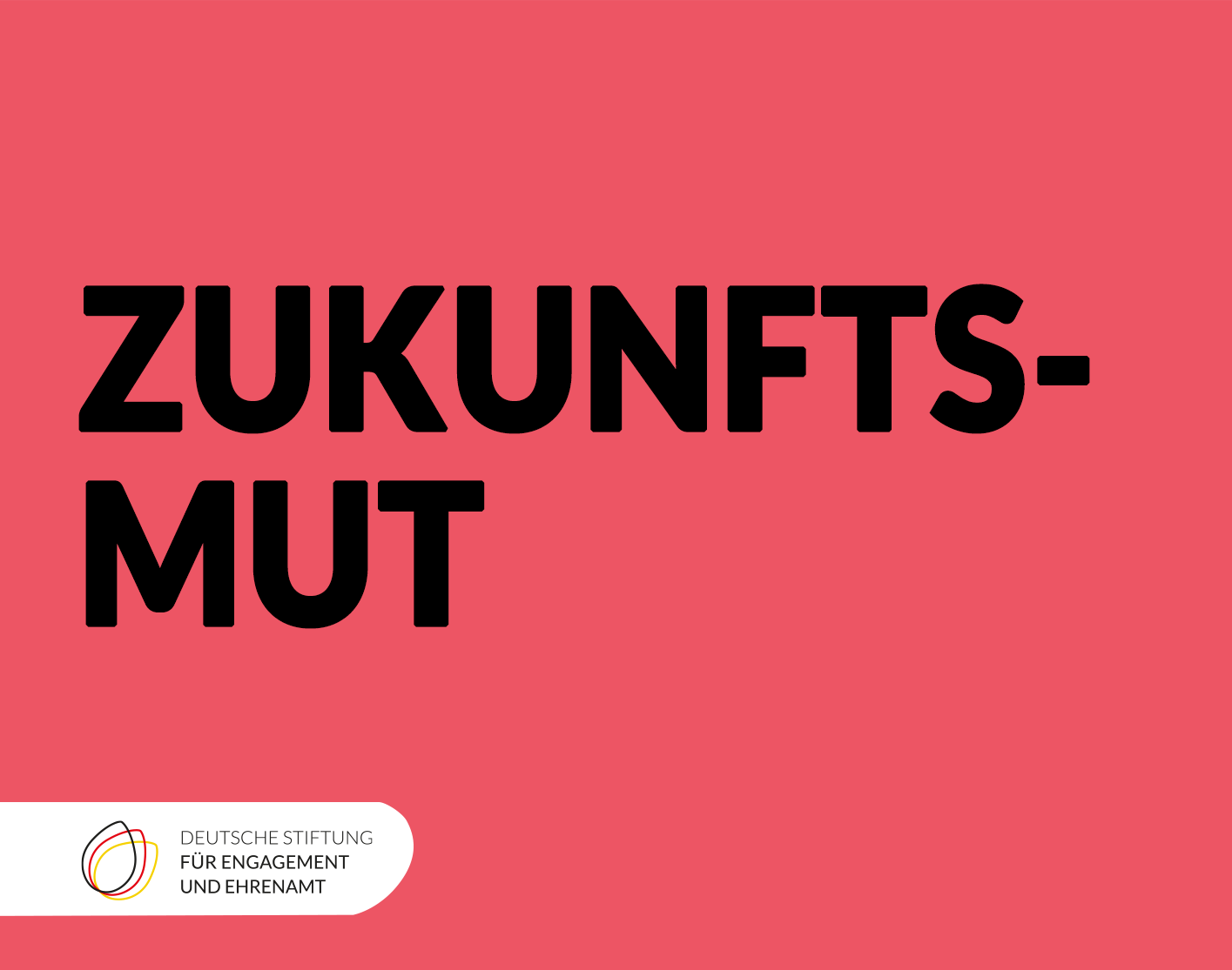 Grafik mit dem Text: Zukunftsmut