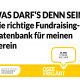 Grafik mit einer Sprechblase und dem Logo der DSEE. Text: Was darf's deinn Sein? Die richtige Fundraising-Datenbank für meinen Verein. 25. Mai, 17:00 bis 18:15 Uhr