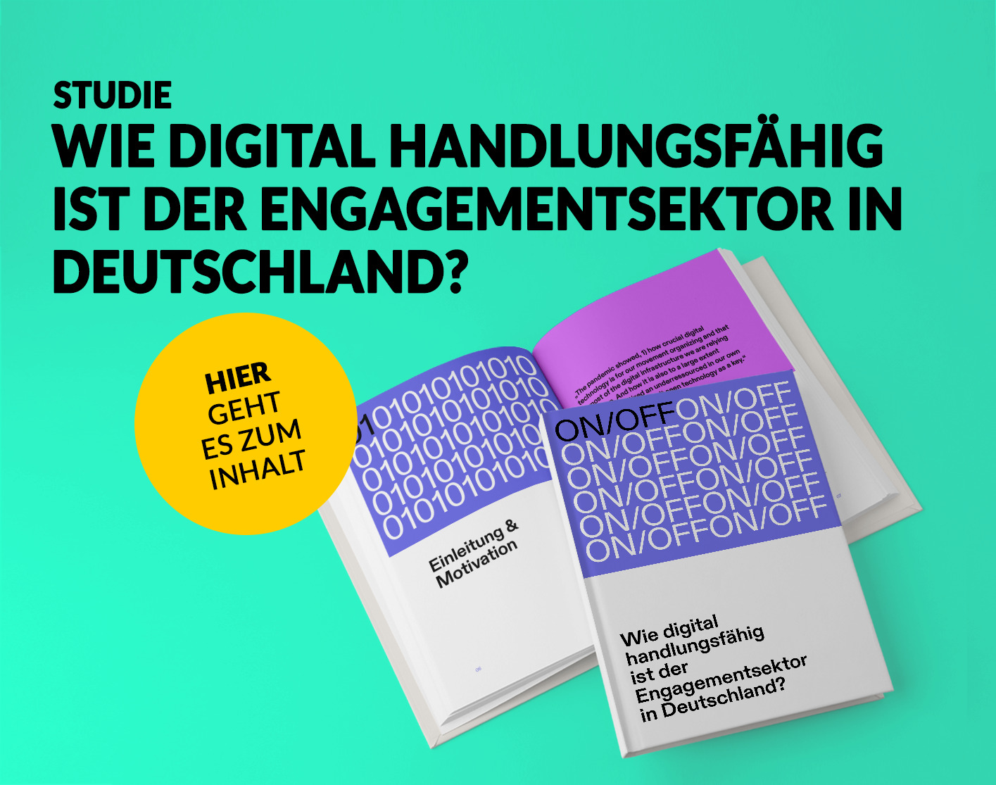 Grafik mit dem Cover der Studie 