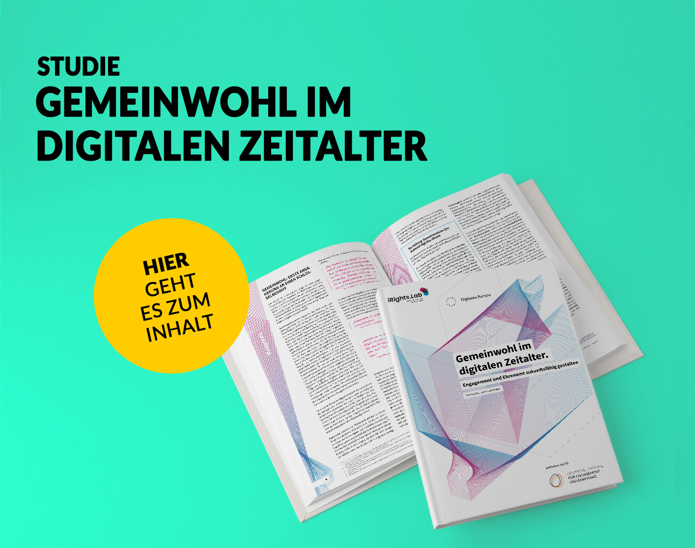 Grafik mit dem Cover der Studie 