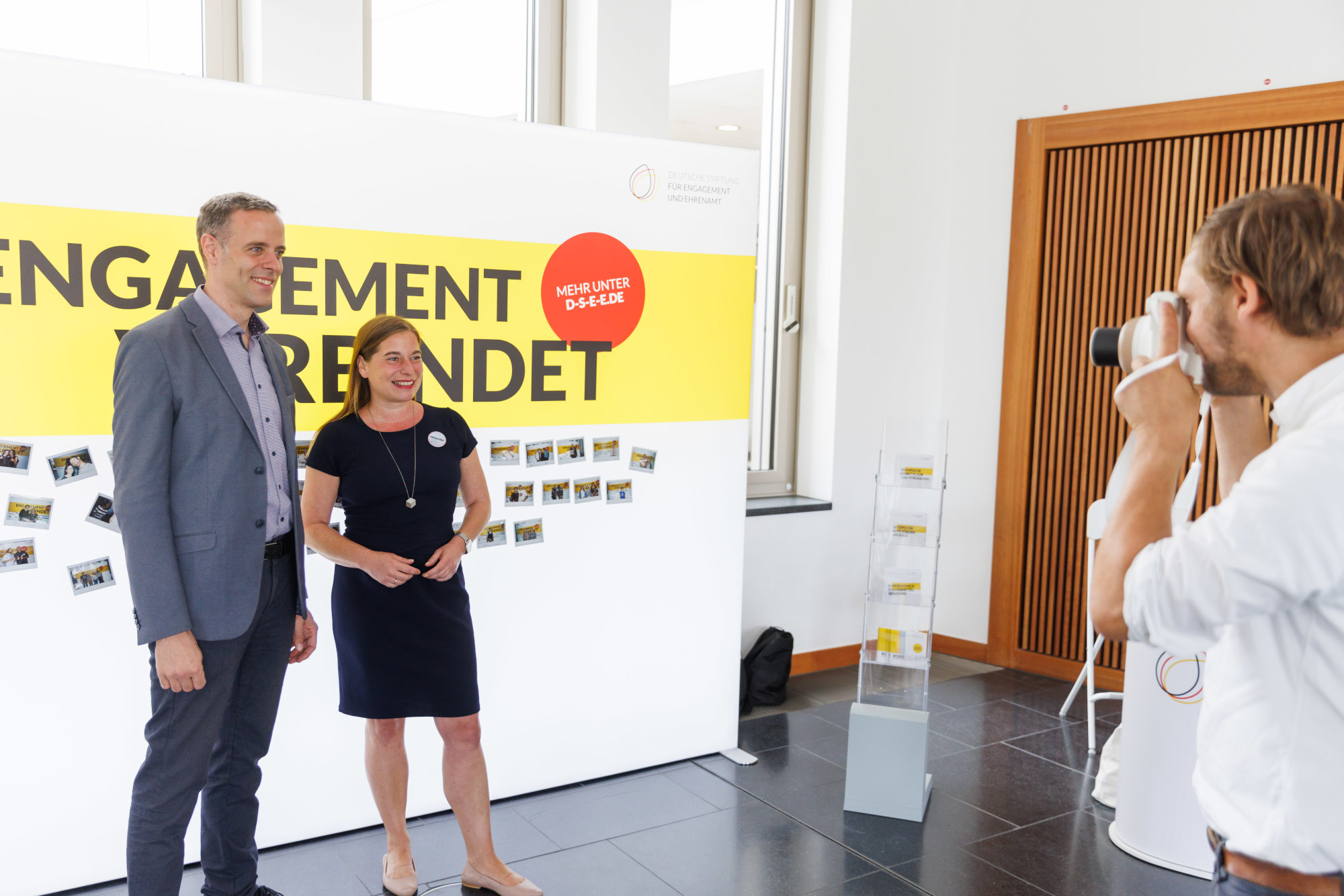 Fotoshooting beim Tag der offenen Tür