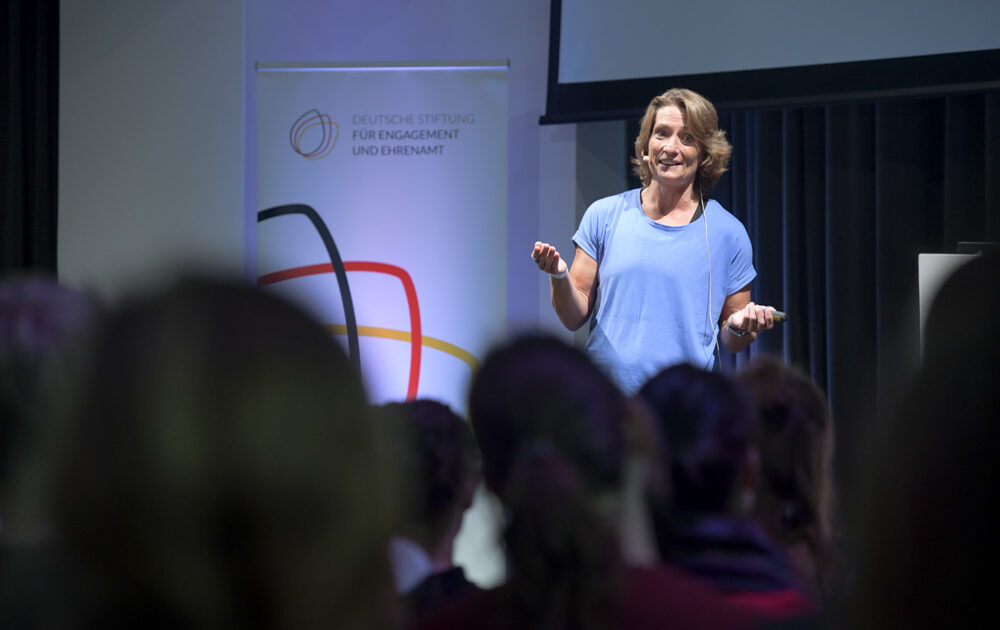 Daniela Voigt beim DSEE Science Slam in Berlin