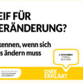 Reif für Veränderung? Erkenne, wenn sich was ändern muss. DSEE erklärt