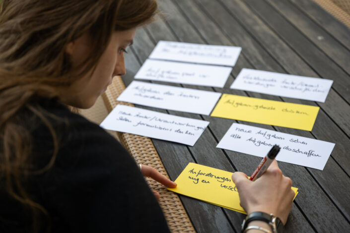 Foto von Teilnehmenden am Workshop im FuturE-Programm