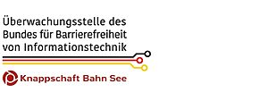 Logo BFIT (Überwachungsstelle des Bundes für Barrierefreiheit von Informationstechnik) Knappschaft Bahn See