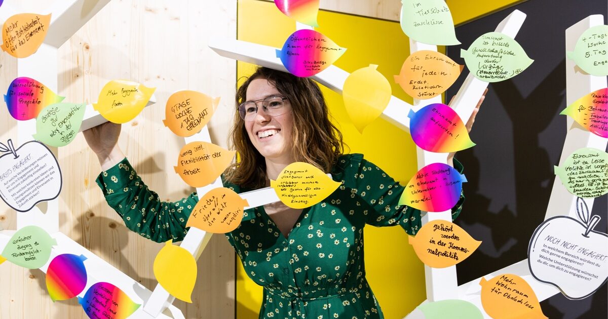 Foto von engagierten Menschen beim Bürgerfest des Bundespräsidenten