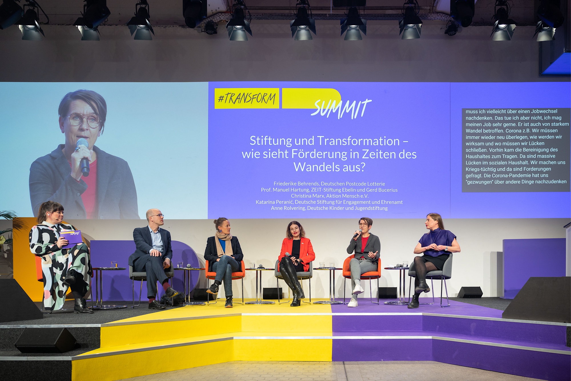 Panel-Diskussion beim Summit