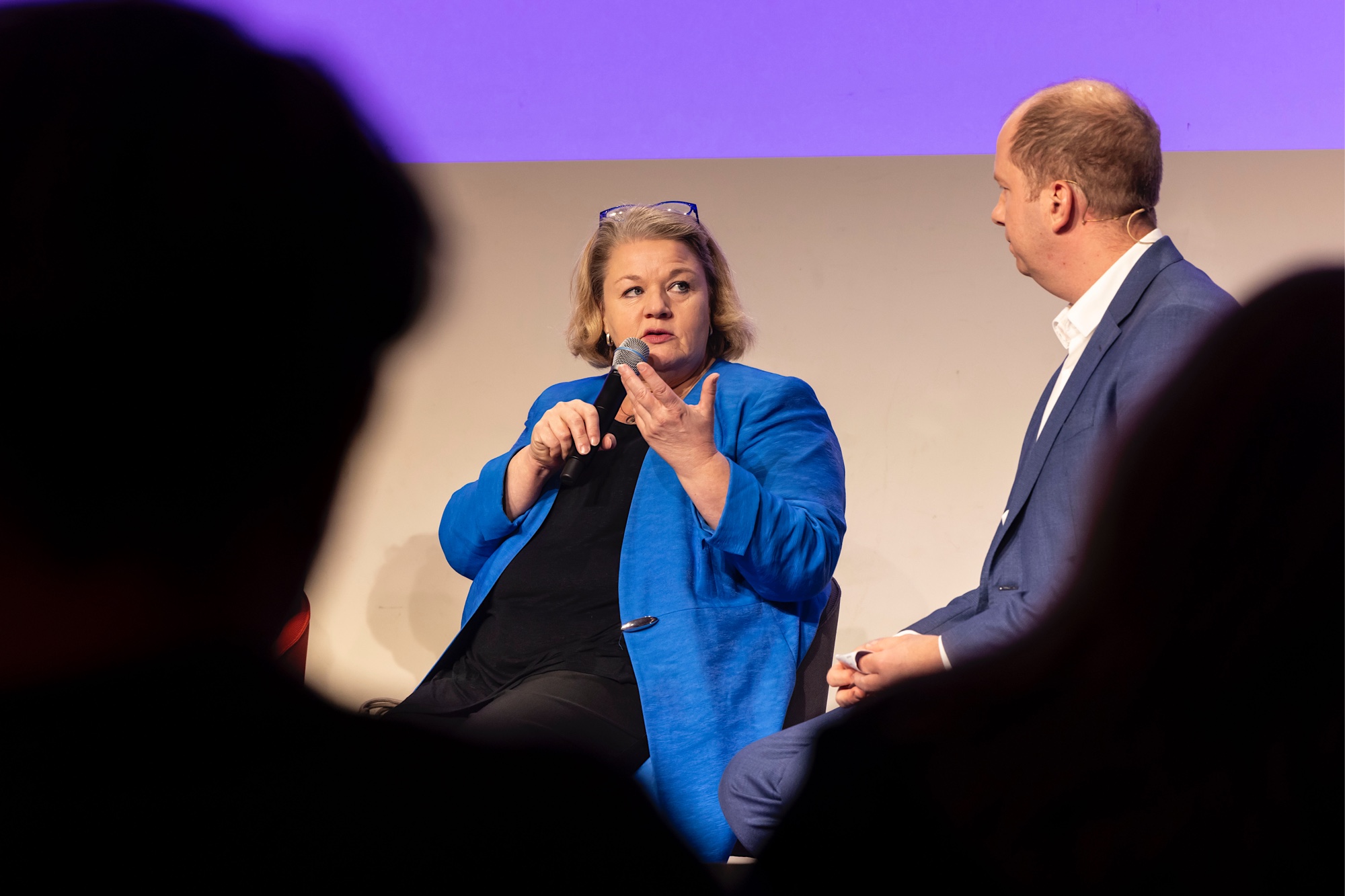 Diskussion beim Panel "Innovative Allianzen - Staat und Zivilgesellschaft gestalten Transformation"