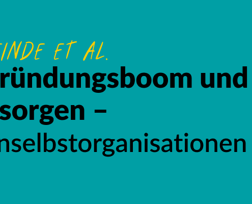 Grafik mit grünem Hintergrund und einer gezeichneten Glühbirne. Text: #EngageiertGeforscht Iranische Gemeinde et al. Zwischen Gründungsboom und Nachwuchssorgen – Migrant:innenselbstorganisationen. Studienbericht