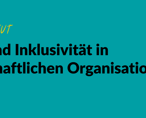 Grafik mit grünem Hintergrund und einer gezeichneten Glühbirne. Text: #EngageiertGeforscht Maecenata Institut. Diversität und Inklusivität in zivilgesellschaftlichen Organisationen. Studienbericht