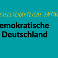 Grafik mit grünem Hintergrund und einer gezeichneten Glühbirne. Text: #EngageiertGeforscht Zentrum für Zivilgesellschaftliche Entwicklung. Monitoring Demokratische Integration in Deutschland. Studienbericht