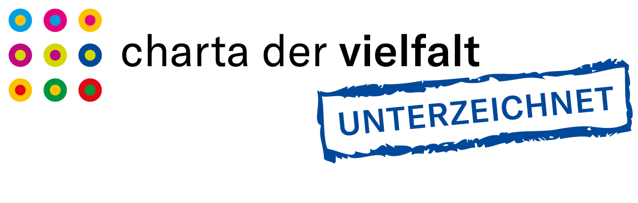 Logo Charta der Vielfalt. Unterzeichnet