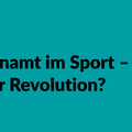 Grafik mit grünem Hintergrund und einer gezeichneten Glühbirne. Text: #EngageiertGeforscht HS Koblenz et al. Digitales Ehrenamt im Sport – Evolution oder Revolution? Studienbericht