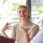 Foto von Anna-Katharina Friedrich, Referentin für Engagementförderung bei der DSEE