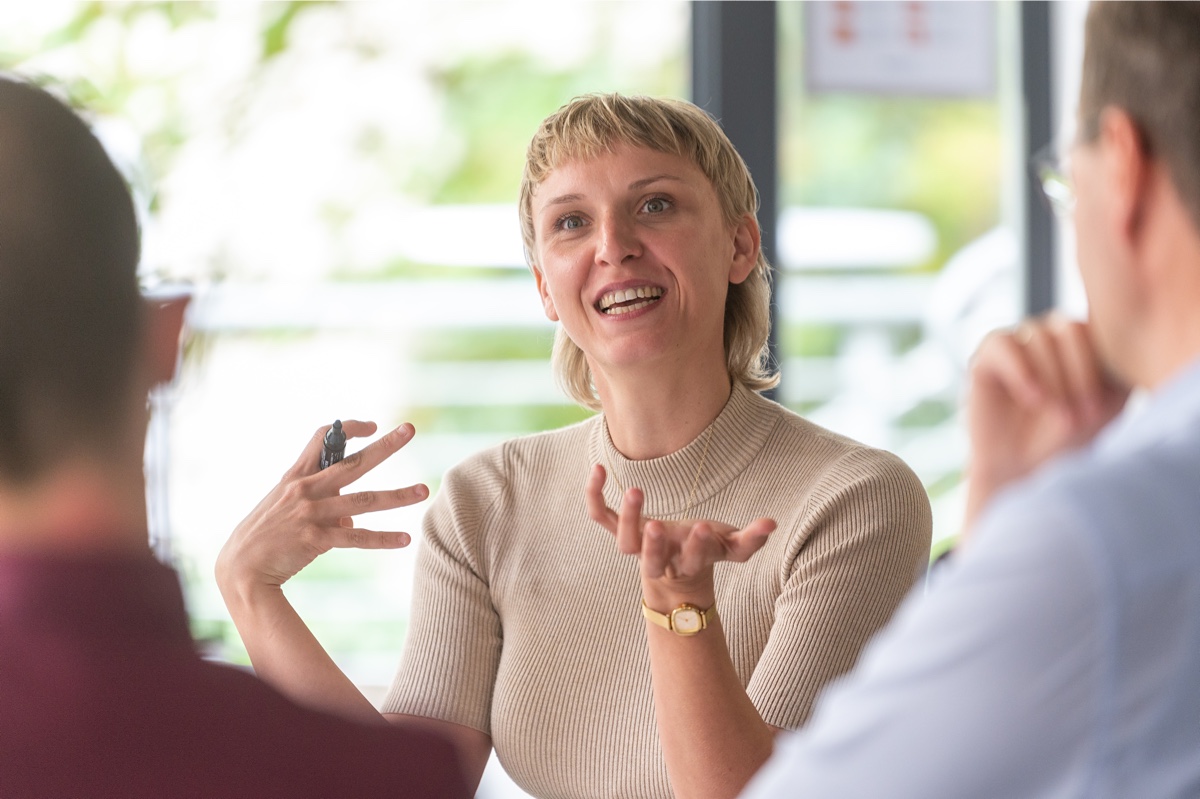 Foto von Anna-Katharina Friedrich, Referentin für Engagementförderung bei der DSEE