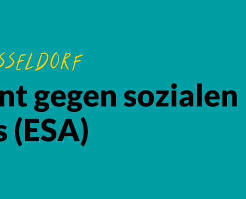 Headergrafik mit dem Titel: Engagement gegen sozialen Ausschluss (ESA)
